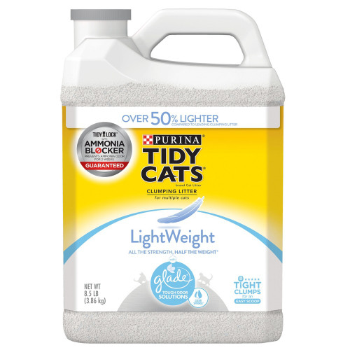 Tidy Cats Light Weight Glade Dust Free Clumping Cat Litter 8.5 lb