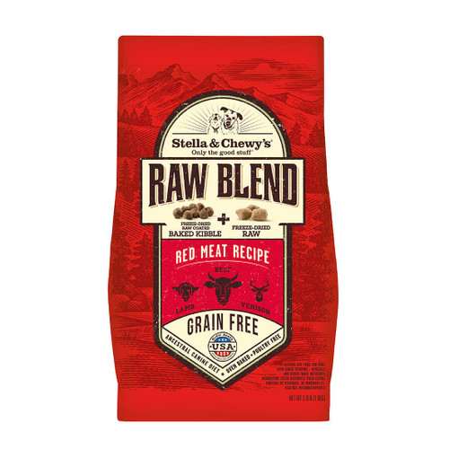 Stella & Chewy's Raw Coated Kibble Blend Red Meat Recipe Grain-Free Dry Dog Food