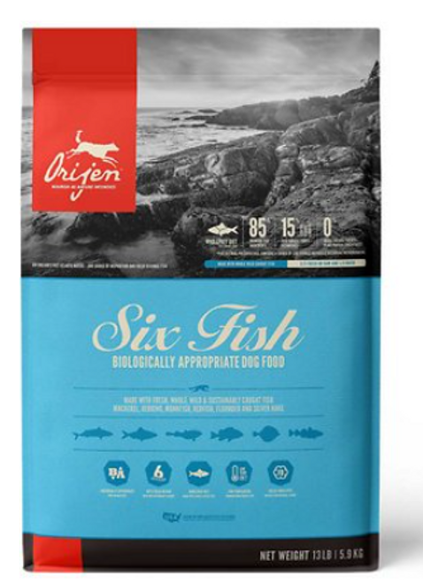 Orijen Six Fish Grain-Free Dry Dog Food