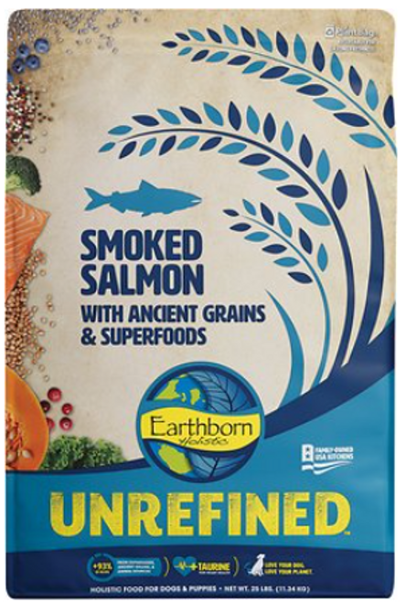 Earthborn Holistic Unrefined Smoked Salmon With Ancient Grains & Superfoods Dry Dog Food