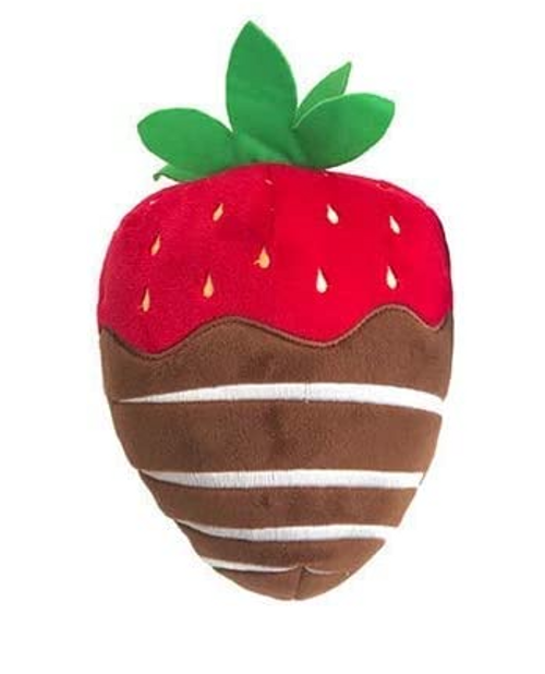 Huxley & Kent Valentine's Day Chocolate Strawberry Dog Toy