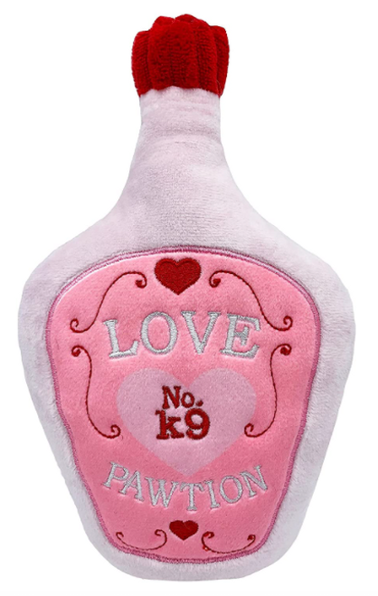 Huxley & Kent Valentine's Day Love Pawtion Dog Toy