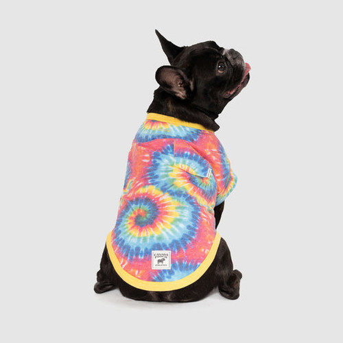 Canada Pooch Follow Me Tie Dye Tee Shirt