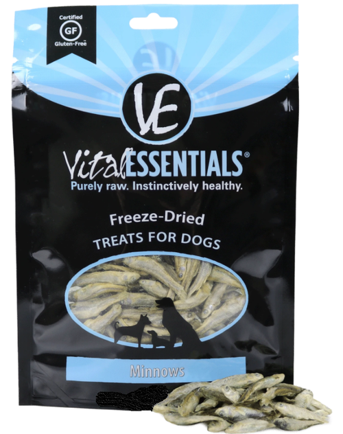 Vital Essentials Freeze-Dried Minnows Dog Treats 1 oz