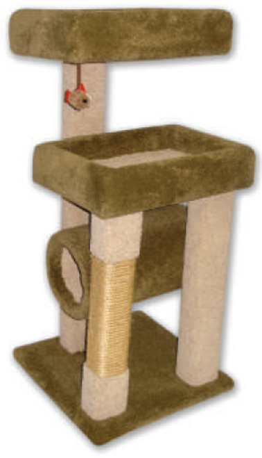 Beatrise Deluxe Kitty Suite Cat Furniture 4 ft