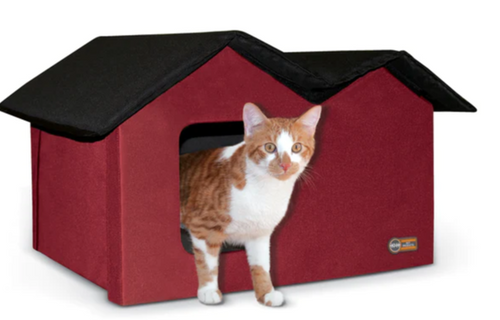 K&H Thermo Heated Outdoor Kitty House Extra-Wide