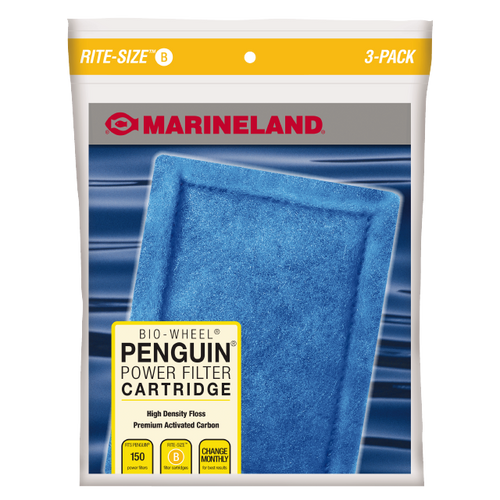 Marineland Rite-Size Cartridge, Size B 3 pk