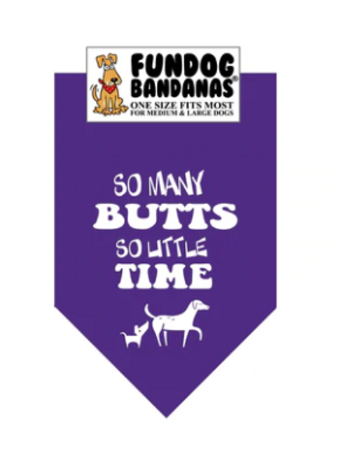Fun Dog Bandanas So Many Butts Pet Bandana