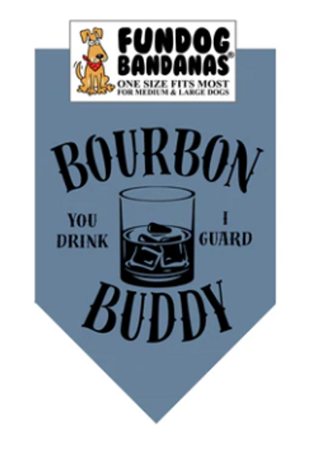 Fun Dog Bandanas Bourbon Buddy Pet Bandana