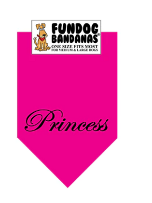 Fun Dog Bandanas Princess Pet Bandana