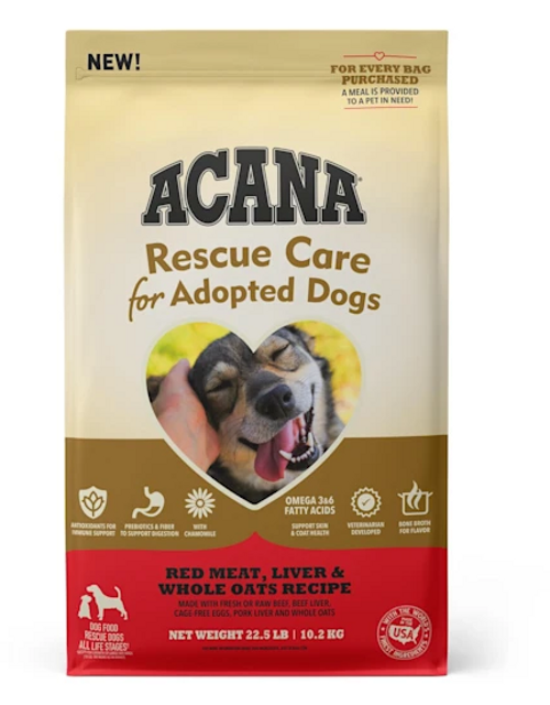 Acana Rescue Care Red Meat/Liver/Whole Oats Recipe Premium Dry Dog Food