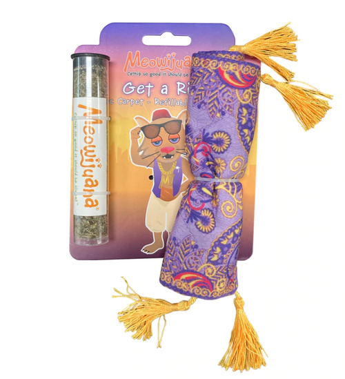 Meowijuana Get a Ride Refillable Magic Carpet Cat Toy