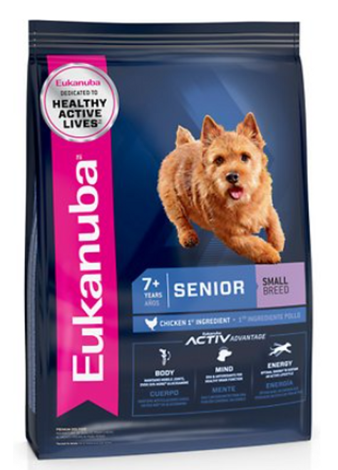 Eukanuba Senior Chicken Recipe Small Breed Dry Dog Food