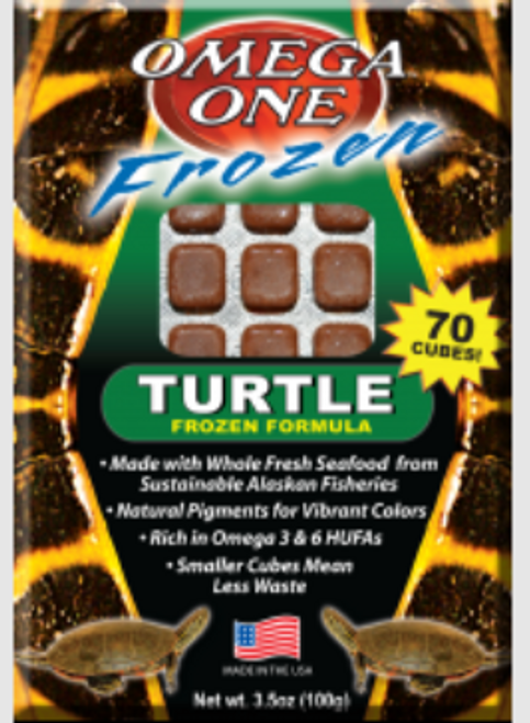 Omega One Frozen Turtle Formula Food 3.5 oz