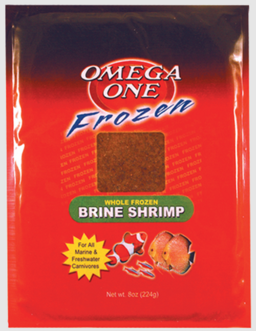 Omega One Frozen Brine Shrimp Flat Pack 8 oz