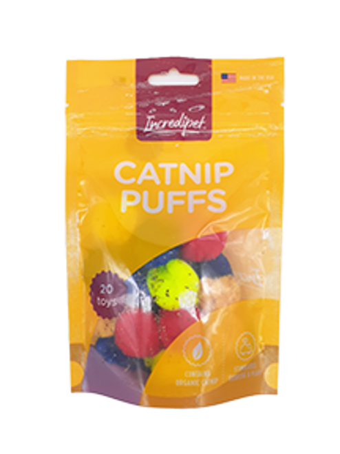 Incredipet Catnip Puffs Cat Toy 