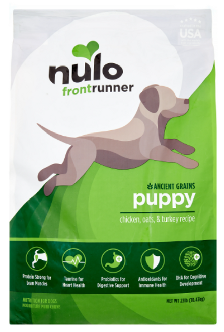 Nulo Frontrunner Whole Grain Chicken & Turkey Puppy Dry Dog Food