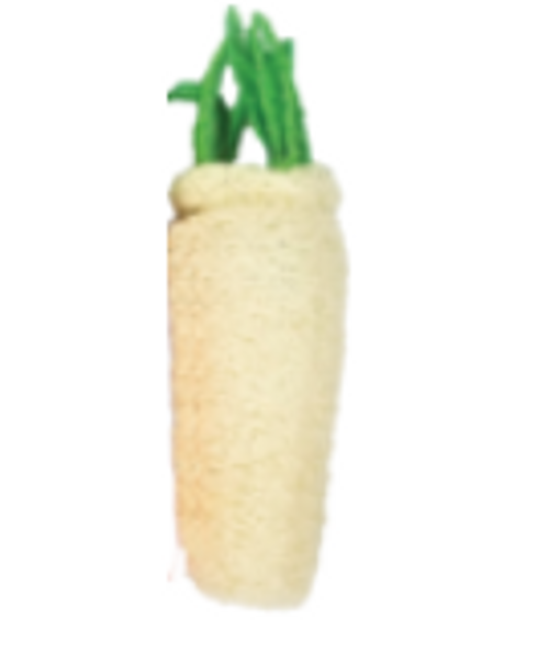 A&E Nibbles Large Loofah Daikon Small Animal Chew Toy