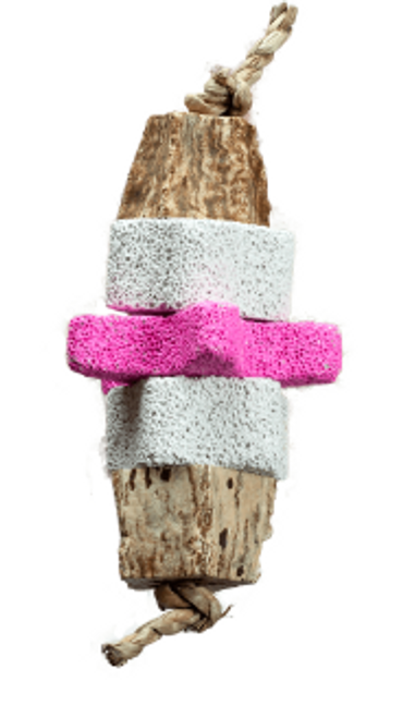 A&E Nibbles Star Brght Pumice Small Animal Chew Toy