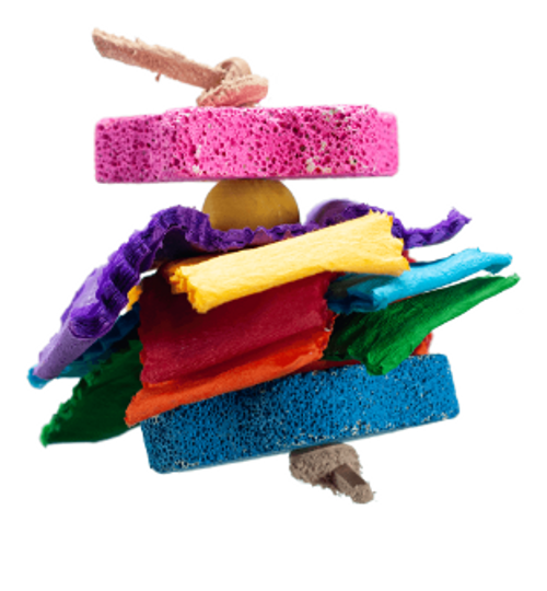 A&E Nibbles Color Splash Pumice Small Animal Chew Toy