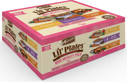 Merrick Lil' Plates Mini Medley Wet Dog Food Variety Pack 12 ct