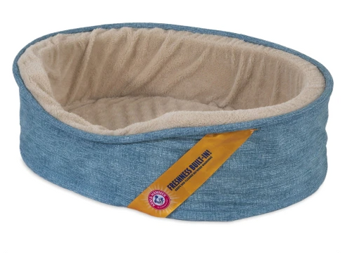 Arm & Hammer Oval Foam Lounger Pet Bed 23 in