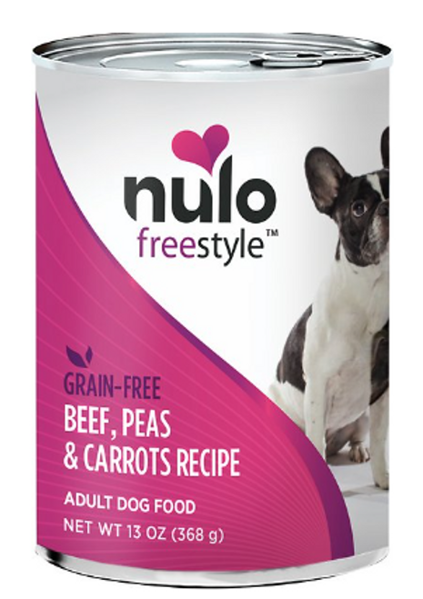 Nulo Freestyle Beef, Peas & Carrots Recipe Grain-Free Adult Canned Dog Food