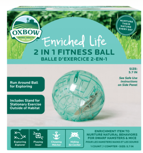 Oxbow Enriched Life 2- in-1 Small Animal Fitness Ball