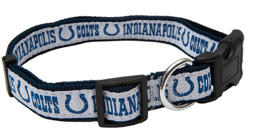 Pets First Indianapolis Colts Adjustable Dog Collar