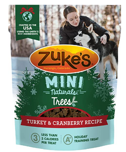 Zuke's Holiday Tree Dog Treats 5 oz