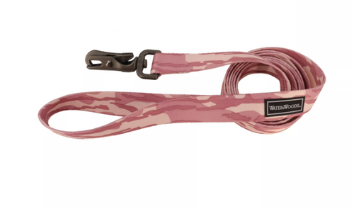 Coastal Pet Products Water & Woods Pink Camo Patterned Dog Leash 1 in x 6 ft