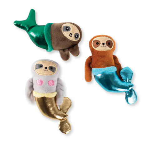 Pet Fringe Studio Mersloth Plush Mini Dog Toys 3 pk