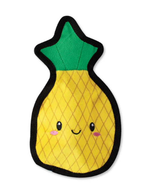 Pet Fringe Studio Pineapple Plush Durable Dog Toy