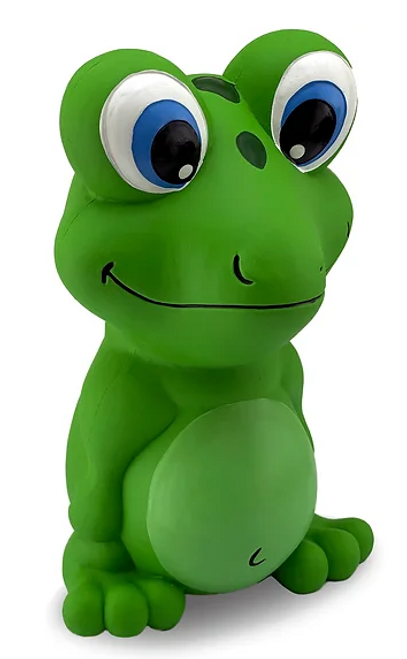 Petsport Naturflex Frog Latex Dog Toy 8 in