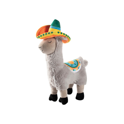 Pet Fringe Studio Llama Party Time Plush Dog Toy