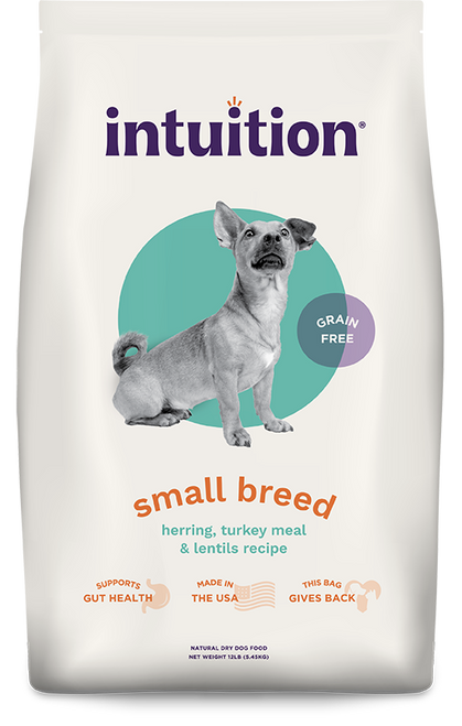 Intuition Small Breed Grain-Free Herring, Turkey Meal & Lentils Recipe Dry Dog Food