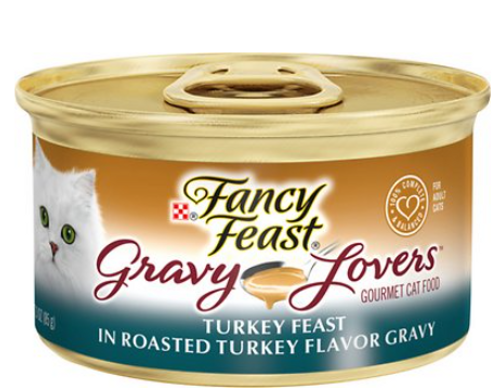 Fancy Feast Gravy Lovers Turkey Feast In Roasted Turkey Flavor Gravy Canned Cat Food