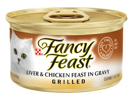 Fancy Feast Grilled Liver & Chicken Feast In Gravy Canned Cat Food