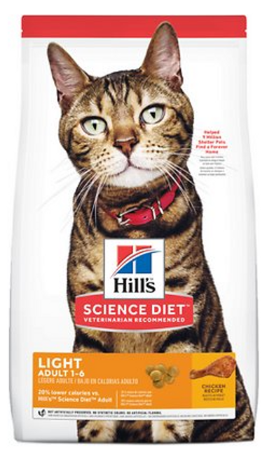 Hill's Science Diet Adult Light Chicken Recipe Dry Cat Food