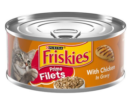 Friskies Prime Filets With Chicken In Gravy Canned Cat Food