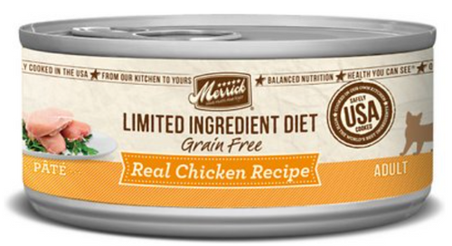 Merrick Limited Ingredient Diet Real Chicken Recipe Grain-Free, Potato-Free Canned Cat Food