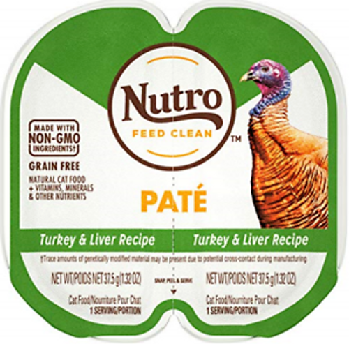 Nutro Perfect Portions Real Turkey Pate Grain-Free Wet Cat Food