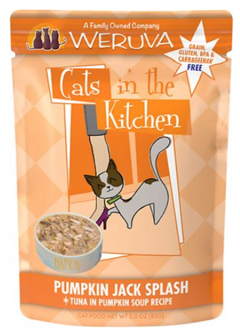 Weruva Cats In The Kitchen Pumpkin Jack Splash With Tuna In Pumpkin Soup Grain-Free Wet Cat Food