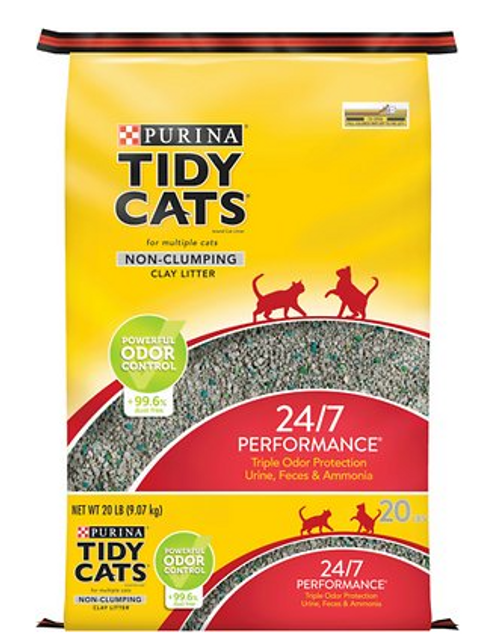 Tidy Cats Non-Clumping 24/7 Performance Multiple Cats Litter