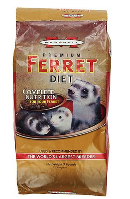 Marshall Premium Complete Nutrition Ferret Diet Food