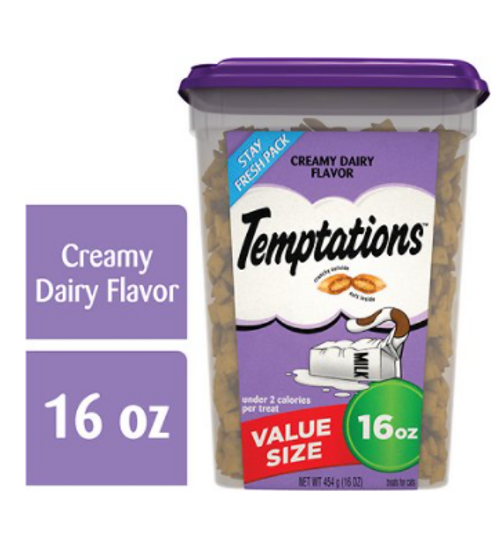 Whiskas Temptations Creamy Dairy Flavor Cat Treats
