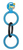 Jw Pet Invincibles Triple Chains Dog Toy L