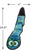 Outward Hound Invincibles 3 Squeaker Snake Dog Toy
