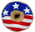 Huxley & Kent Patriotic Plush Donut Dog Toy