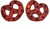 A&E Nibbles Wooden Pretzels Small Animal Chew Toys, 2 pk